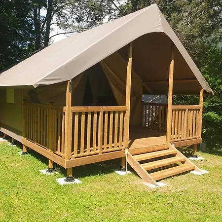 Lodge Du Camping La Porte St Martin Saint-Martin-en-Vercors Exterior foto